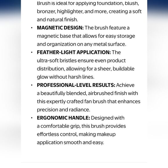 Profusion Cosmetics Magnetix Full Fan Brush - Picture 8 of 8